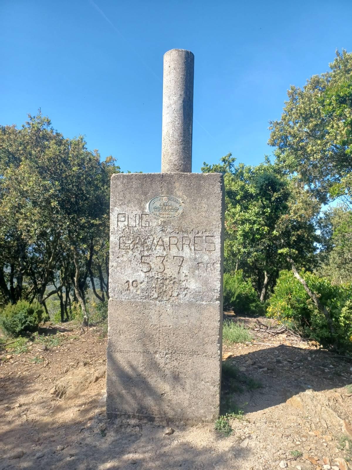 Puig de la Gavarra - vèrtex geodèsic