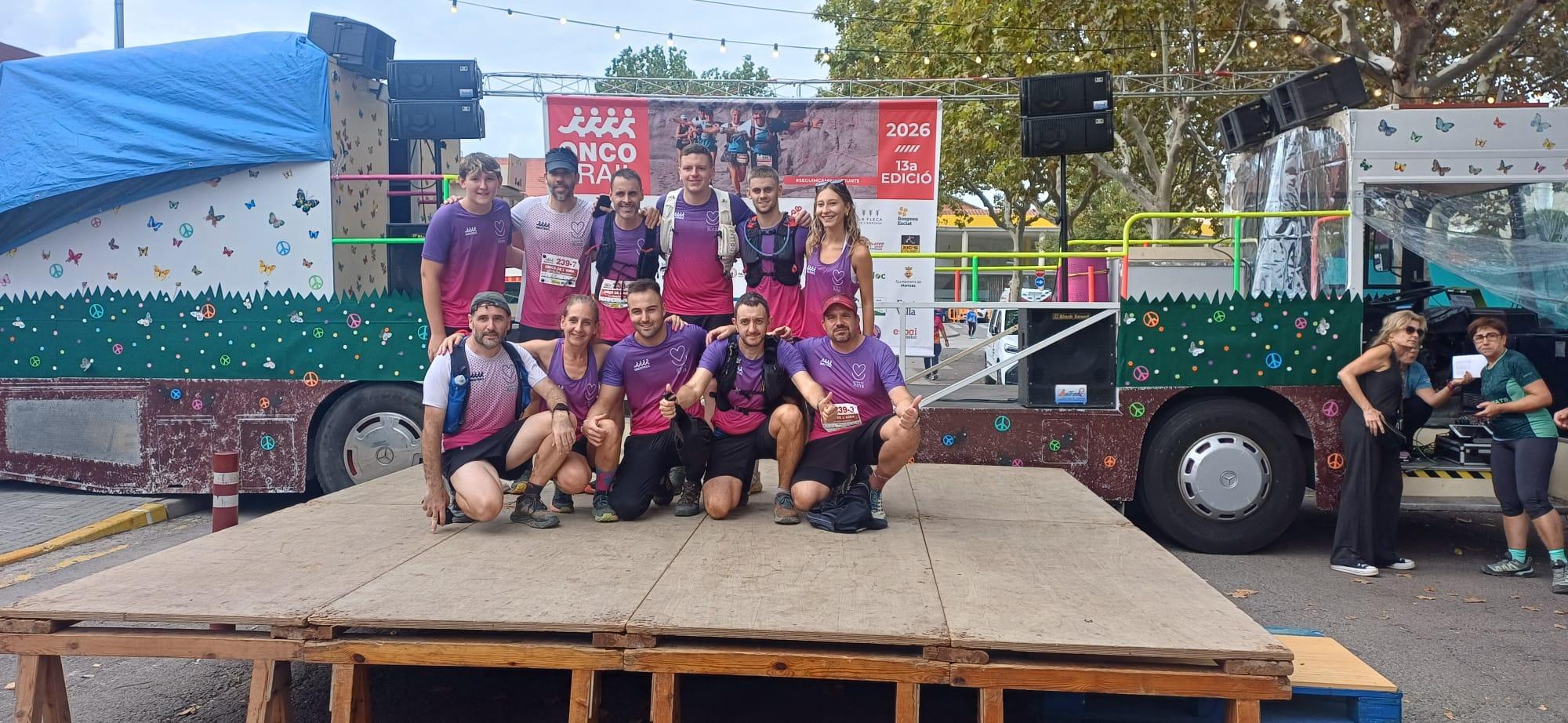 Equip Amics de l'Aina 2026, un cop arribats a Palafrugell